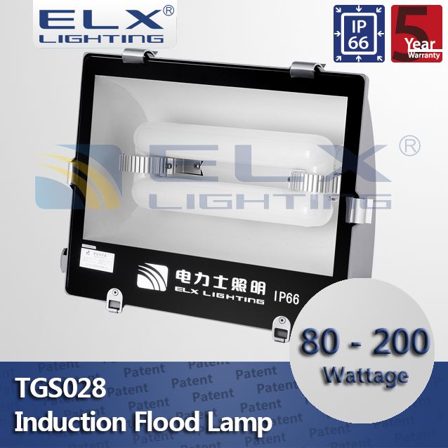 ELX Lighting IP66 nano-coated inner reflector 5mm ultra-white tempered glass illuminating surface 80-200W flood light