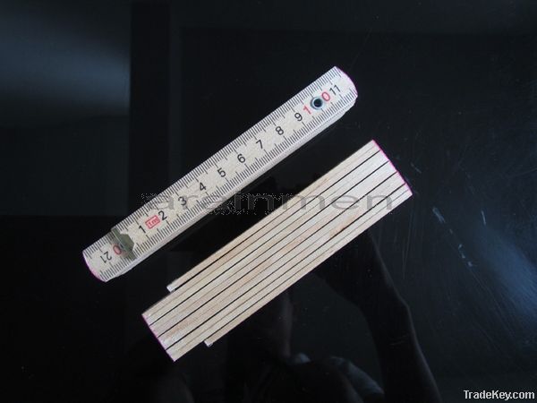 1m10folds wood folding ruler advertising ruler pocket ruler