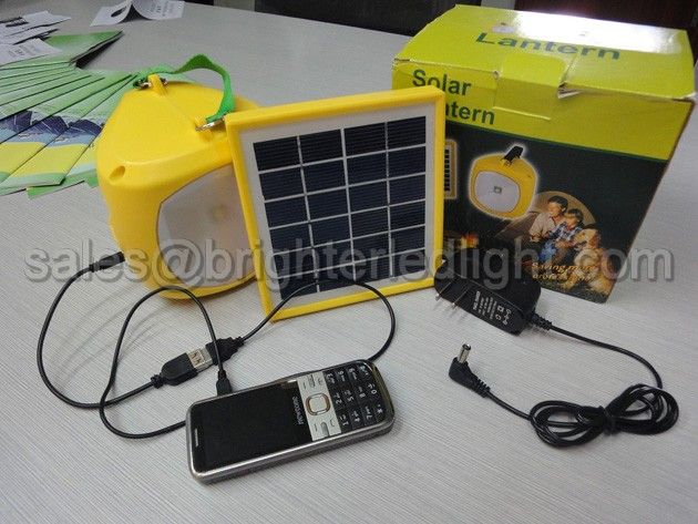 Portable Split Type Solar 1W LED Camping Light Lamp Lantern