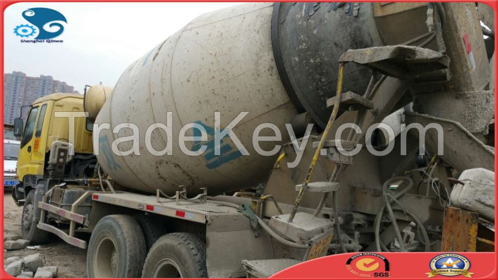 Used ISUZU (9CBM) Concrete Mixer Truck with Good Work Condition