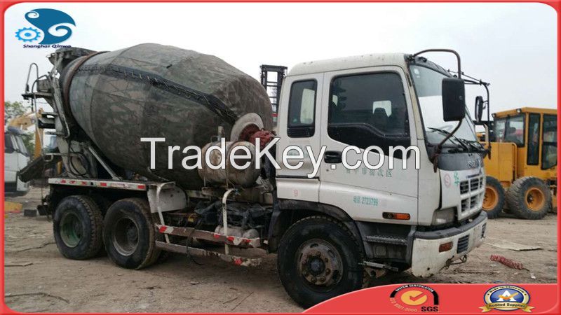 Japan-made USED ISUZU Concrete Mixer Truck (10 cylinders, 2007, 9 cbm)