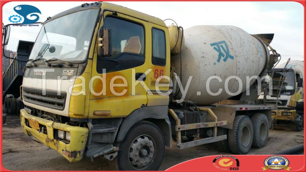 USED ISUZU 9CBM Concrete Mixer Truck (manufacture year: 2008)