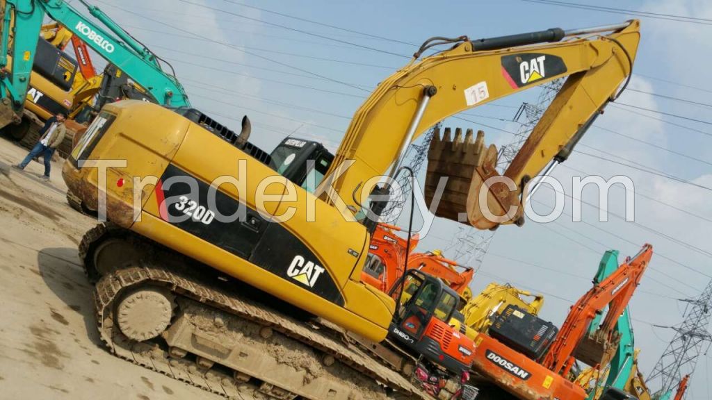 USED Cat 320D  excavator with diesel engine