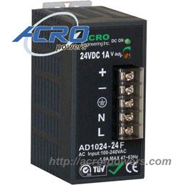 DIN Rail Power Supply, 20~24W, SIngle Output