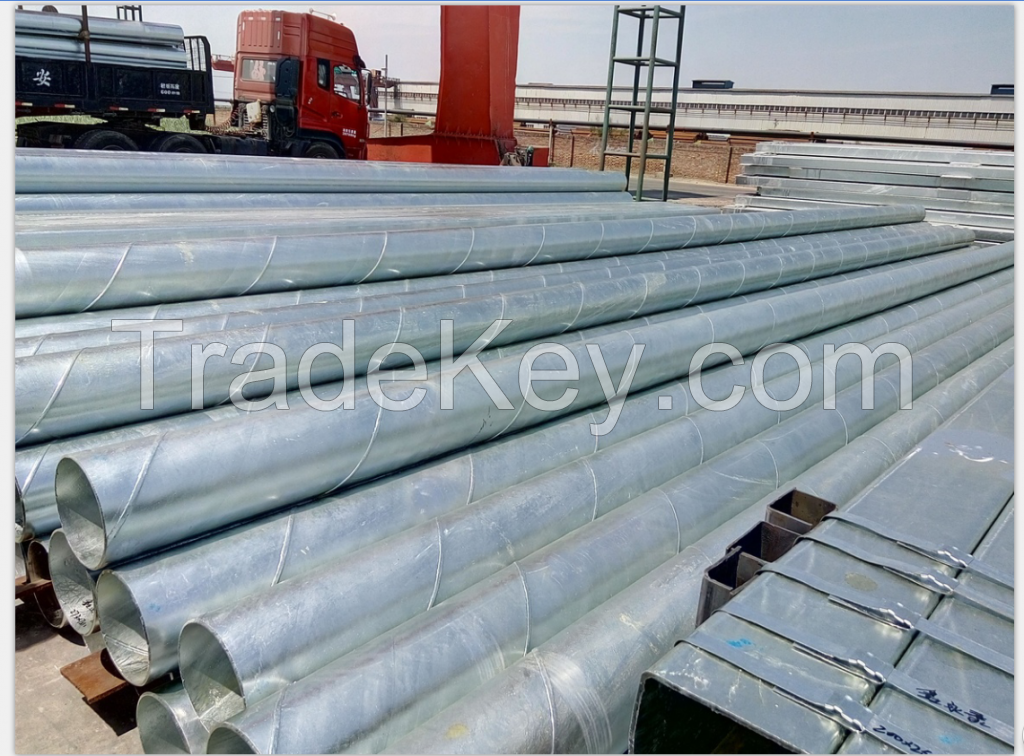 Hot Dipped Galvanized Steel Pipes and Structures