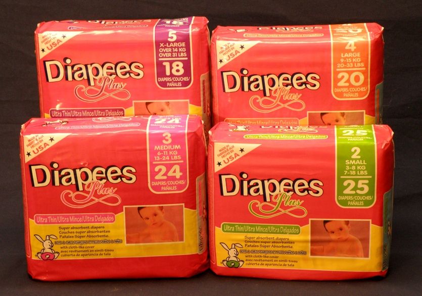 Diapees Disposible Baby Diapers - Made in the USA!
