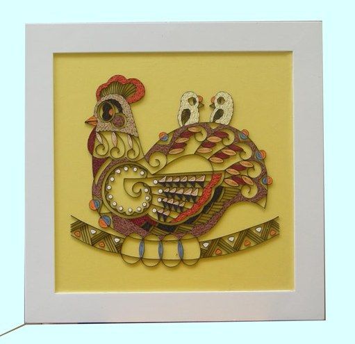 Handmade Quilling Folk Crafts, Quilling Paper Art