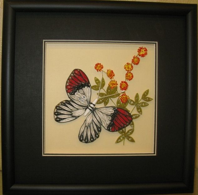 home decor quilling art picture