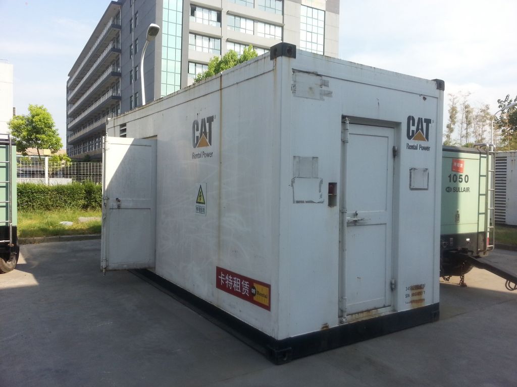 Used CAT genset for rental and sale C3412-480KW/520KW/640KW/720KW