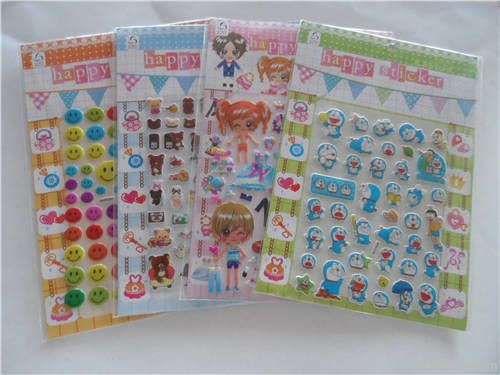 3d puffy/foam sticker factory supply