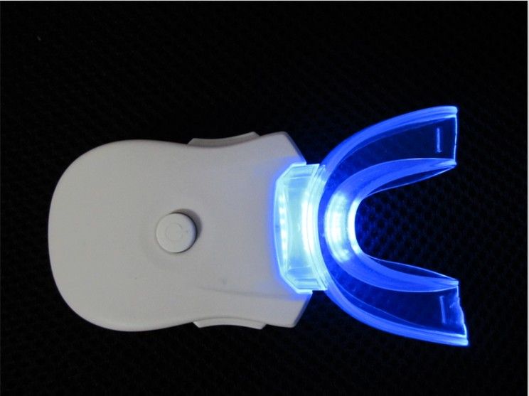 mini led teeth whitening light with mouth tray