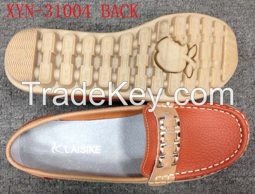 XYN-31004 Lady's wonmen fashion pu leather casual shoes