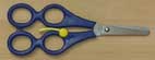 17cm  left handed student scissors
