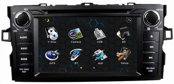 Ouchuangbo car DVD player for Toyota Corolla 2012 with auto video radio
