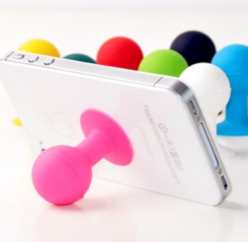 Lazy shaped phone holder/silicone rubber phone holder