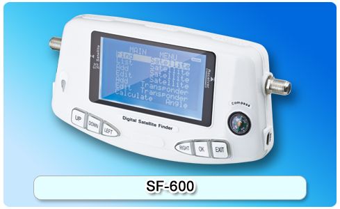 DVB-S2/S SAT FINDER SF-600 LCD DISPLAY