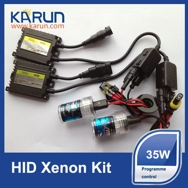 Program Control Auto Xenon HID Kit for car headlight replacement  with LED display 18months warranty!