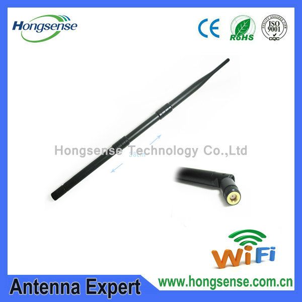 2.4GHz 9dBi Router Network WLAN Antenna Wifi Aerial RP-SMA omni signal booster