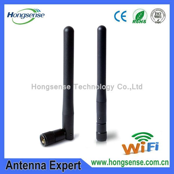 2.4GHz stubby antenna suitable for Wi-Fi, Bluetooth and ZigBee applications