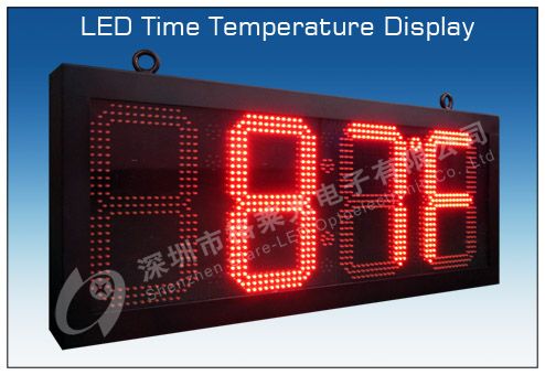 led time temperature display