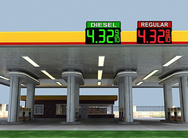 LED Gas Price sign