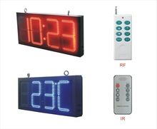 LED time and temperature sign