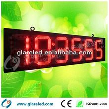 LED time and temperature sign