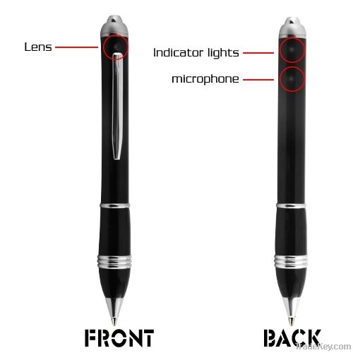 25fps Spy Pen Pinhole Video Camera with Motion Detection Support 8G mi