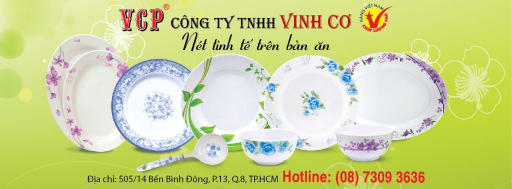 VCP melamine dinnerware, bowl, spoon, white dinnerware set, made in Vietnam