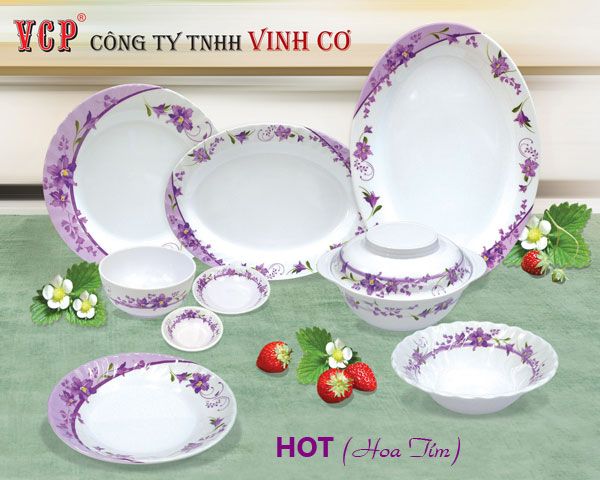 VCP melamine dinnerware set, Vietnam high quality product