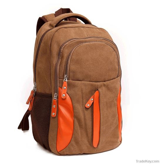 Students backpack Canvas bag handbag shoulder bag, leisure sport bag