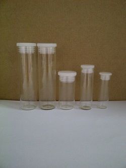 Glass Test Tubes, Glass Tablet Tubes, Plastic Test Tube