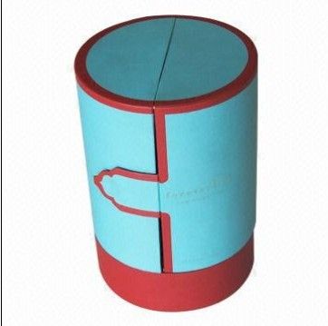 Cylinder-shaped box, art paper, multifunction, customized designs