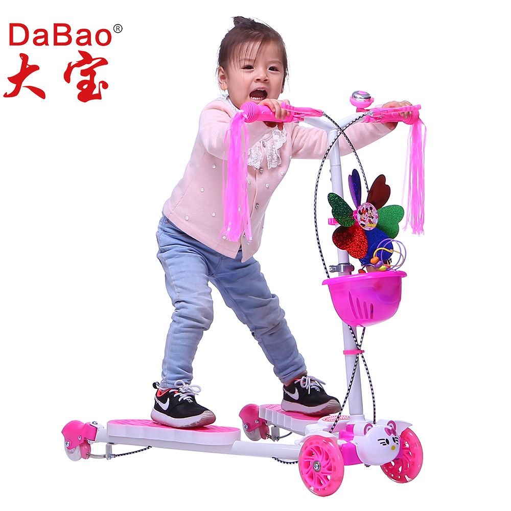 4 Wheel Frog Swing Scissor Kick Kids Scooter For 2-6 Years Old Kids