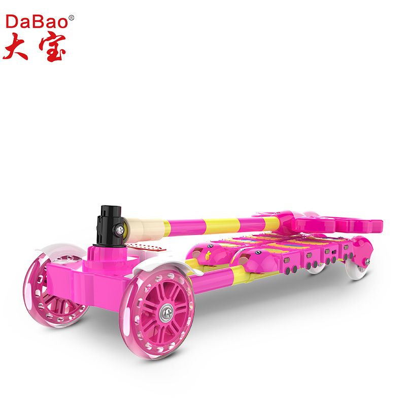 Double Pedal Frog Foot Scissor Kick Scooter For Kids