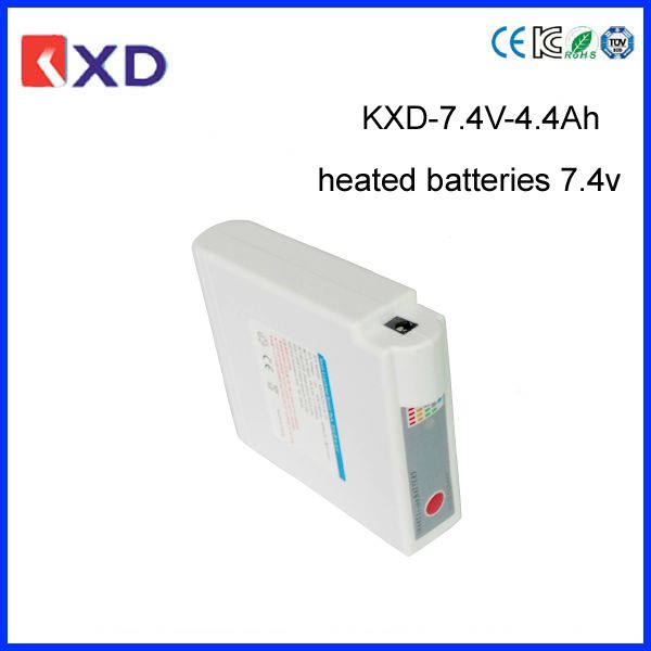 7.4v 4400mah high quality rechargeable heated jacket battery