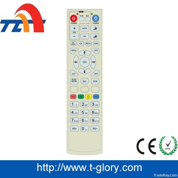 set top box remote control with TV learning function
