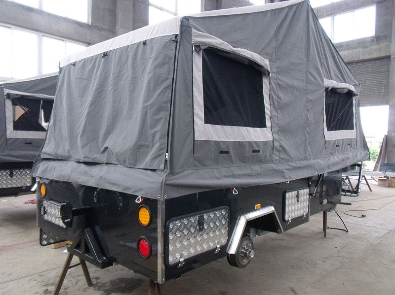 Hard floor off road travel trailer