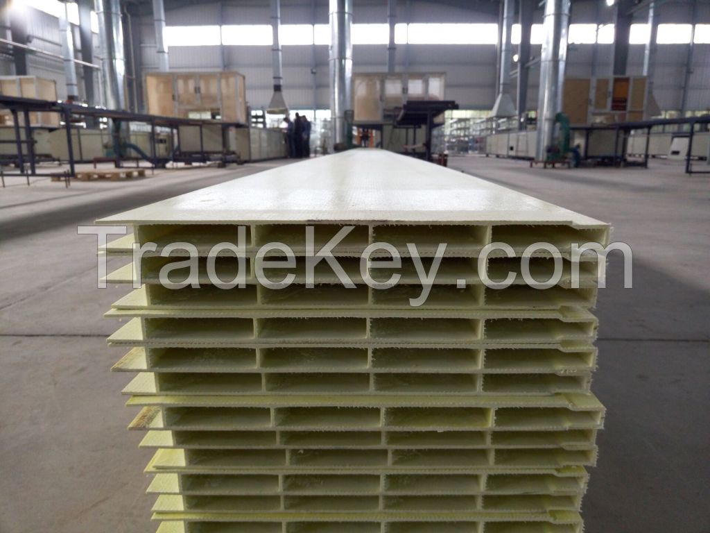 waste water treatment plant frp hollow panel cover