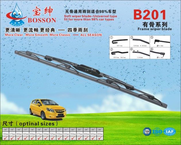 Frame Wiper Blade B201