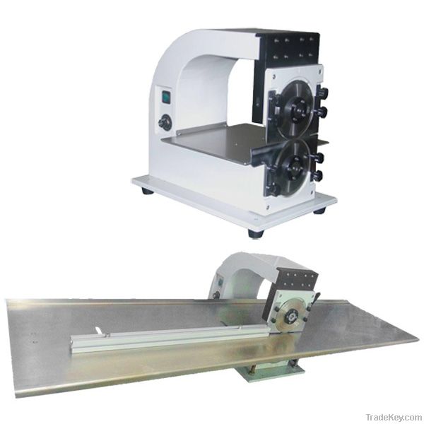 Nice V-CUT PCB separator machine for long 1200mm LED strips, CWVC-1S