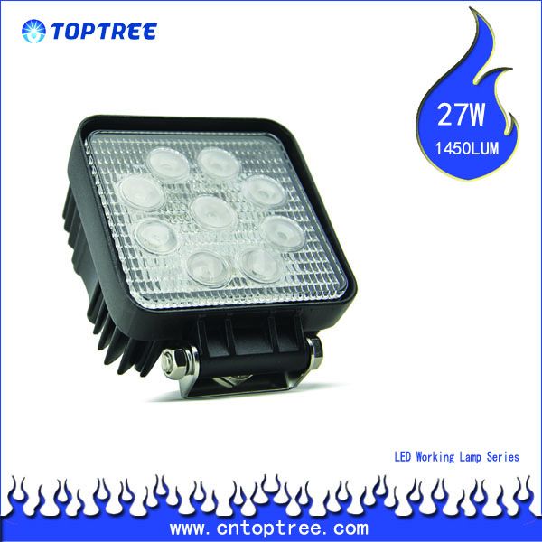 27W LED Work Light, Off road, ATV, SUV, 4x4 work lamps 2 YEAR WARRANTY