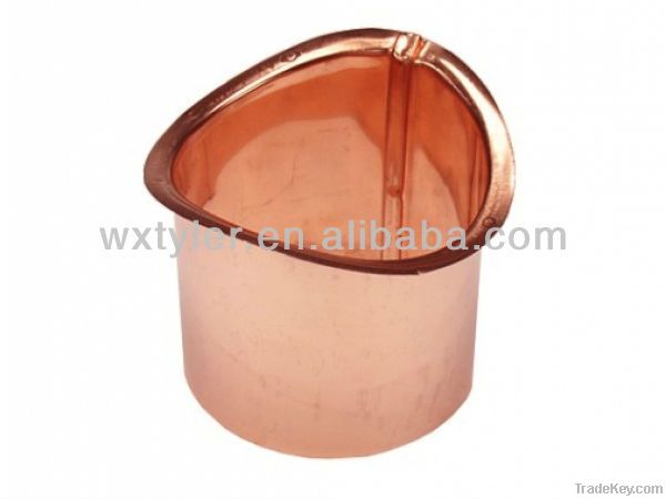 DECORATIVE OUTLET---6 Inch Half Round Copper Gutter System