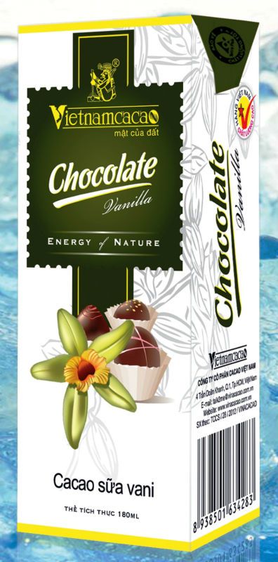 Chocolate Milk Paper Box Vanilla