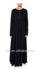 2014 YYH Muslim Abaya Women Long Black Casual Maxi Dress(CN-10)