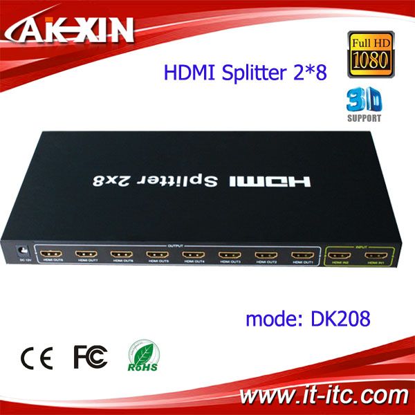 HDMI Splitter 2*8