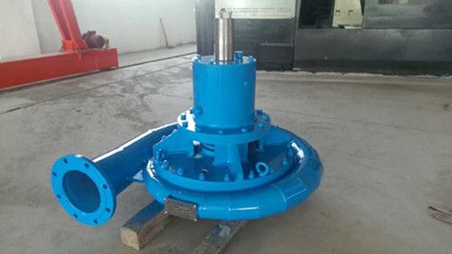 Cooling tower water turbine