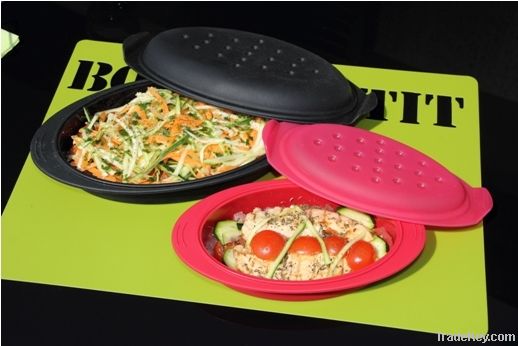 French-Hot Silicone Food Steamer from China