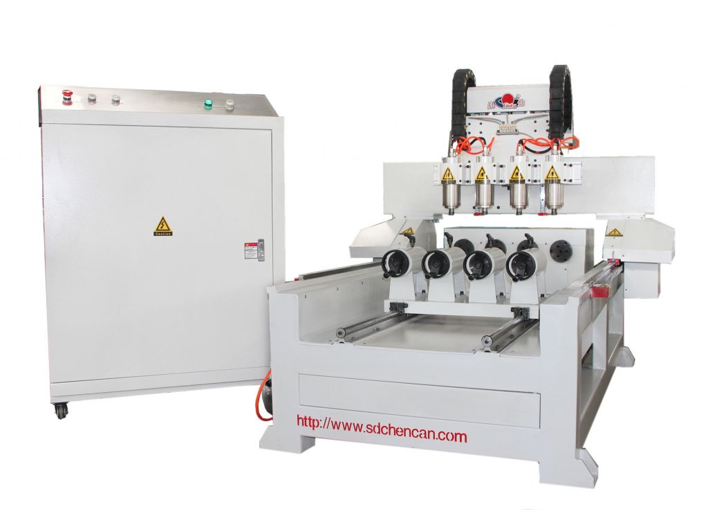 3D Four Axis Rotary CNC engraving machine