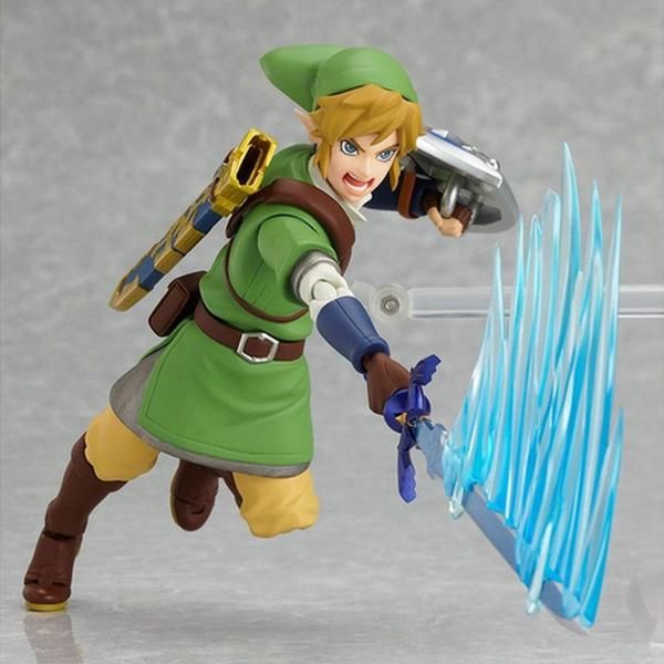 Zelda plastic battle tops toys story game action figures with kids swords and shields